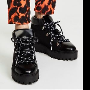 NWOT Ganni High Top Winter City Boots